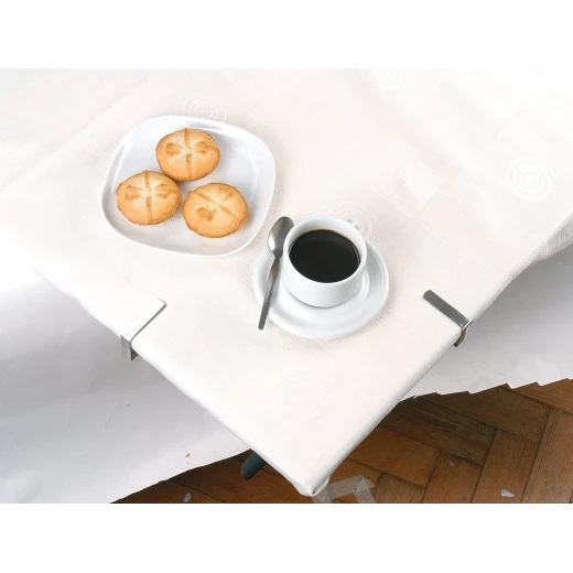 Metaltex Stainless Steel Table Cloth Clips, 4 Pieces - Metaltex - Image 2