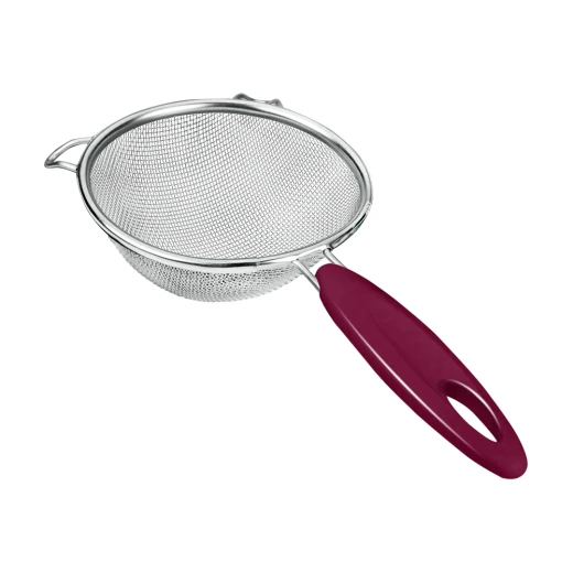 Metaltex Stainless Steel Strainer With Plastic Handle, Purple Color, 14 Cm Metaltex Stainless Steel Strainer With Plastic Handle, Purple Color, 14 Cm