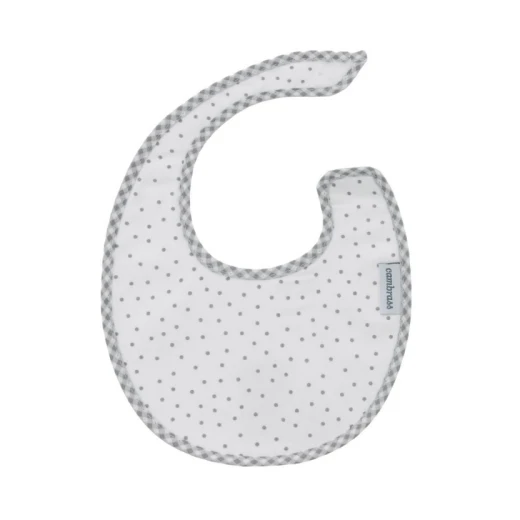 Cambrass Round Bib Velcro Stela Gray / Mota 16x19x1 Cm Cambrass Round Bib Velcro Stela Gray / Mota 16x19x1 Cm