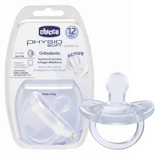 Chicco Physio Soft Soother Silicone (12M+) 1 Piece Neutral