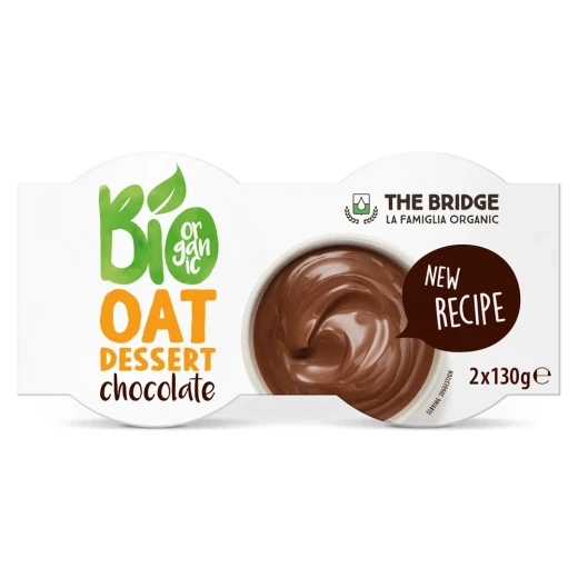The Bridge Bio Oat Dessert Chocolate,130 Gram, 2 Pieces The Bridge Bio Oat Dessert Chocolate,130 Gram, 2 Pieces