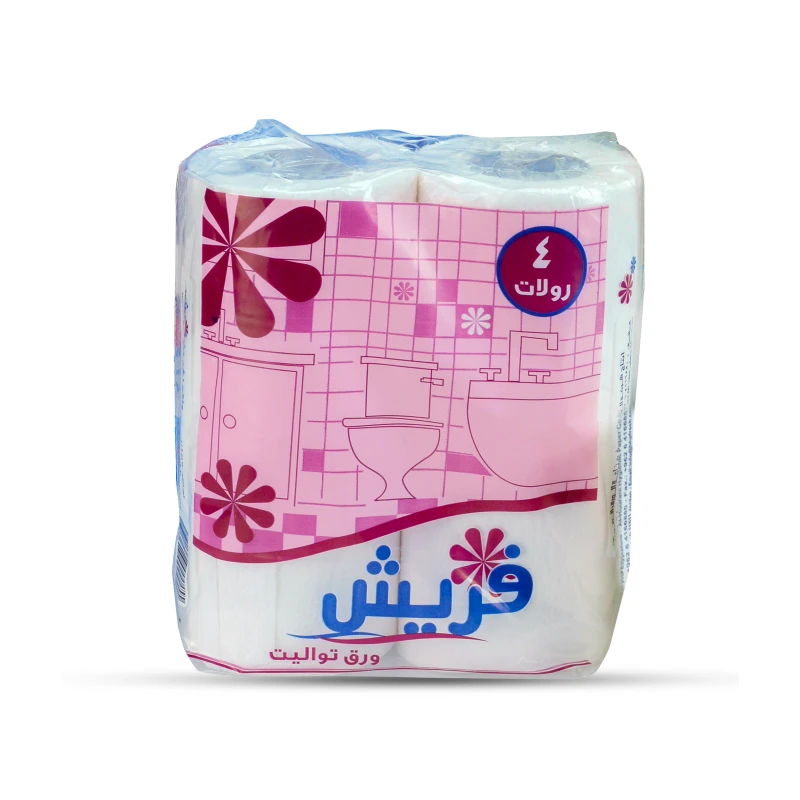 ورق تواليت, 4 رولات من فريش - فريش
