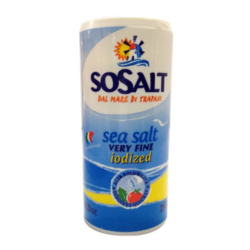 SoSalt Fine Iodized Sea Salt, 250 Gram - SoSalt