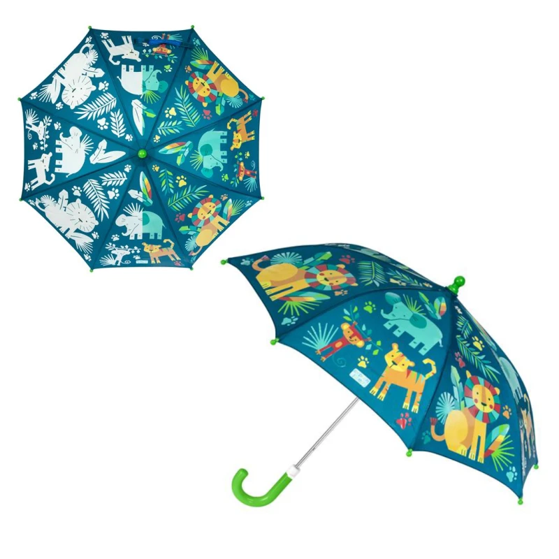 Stephen Joseph Color Changing Umbrella, Zoo Design - Stephen Joseph