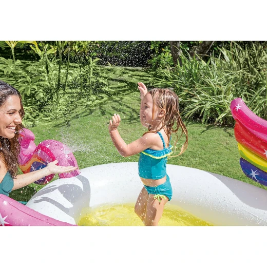 Intex Mystic Unicorn Spray Pool, 272 x 193 x 104 Cm - Intex - Image 3