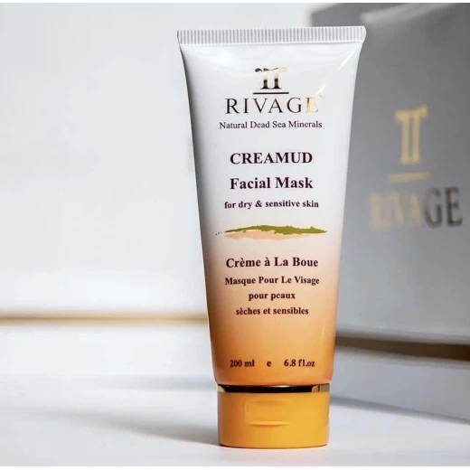 Rivage Dead Sea Creamed Facial Mask For Dry & Sensitive Skin, 200 ml - Rivage - Image 4