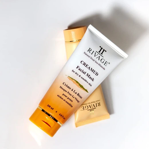 Rivage Dead Sea Creamed Facial Mask For Dry & Sensitive Skin, 200 ml - Rivage - Image 2