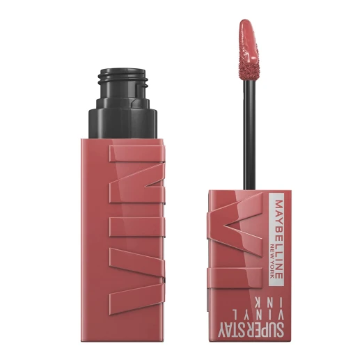 MAYBELLINE New York Super Stay Vinyl Ink Longwear Transfer Proof Gloss Lipstick, 35 CHEEKY