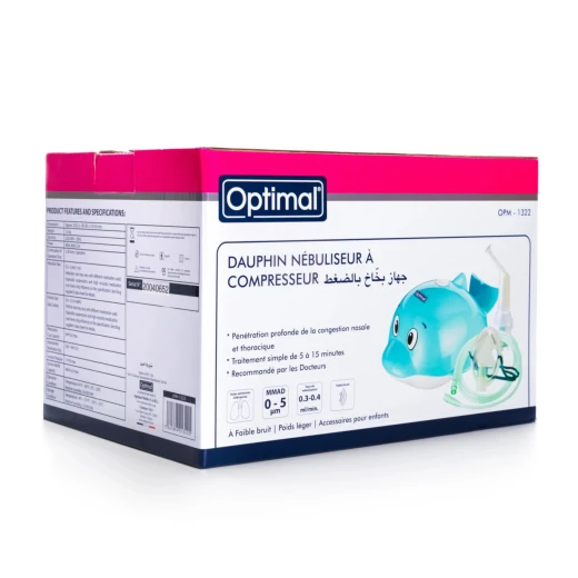 Optimal Compressor Nebulizer, Dolphin Design Optimal Compressor Nebulizer, Dolphin Design