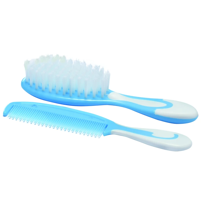 Optimal Brush And Comb Set, Blue Color - Optimal