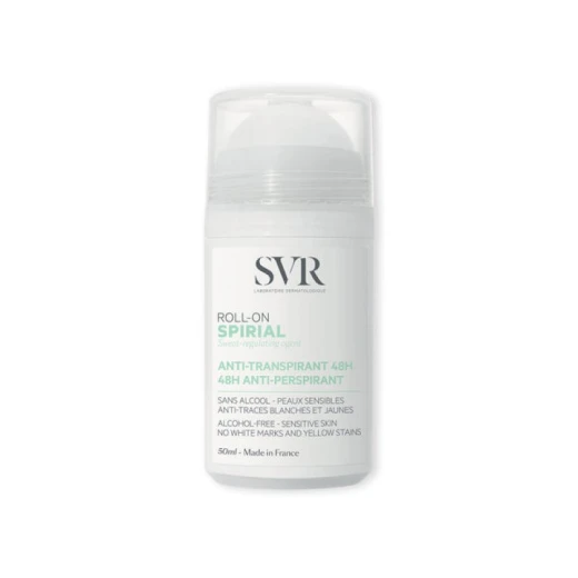 SVR Spirial Anti Perspirant Roll on Deodorant, for 48 Hour, 50 Ml SVR Spirial Anti Perspirant Roll on Deodorant, for 48 Hour, 50 Ml
