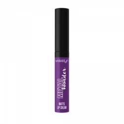 Misslyn Dark Fairy 20 Matte Metallic Lip Cream Long Lasting Glamorous Finish Makeup