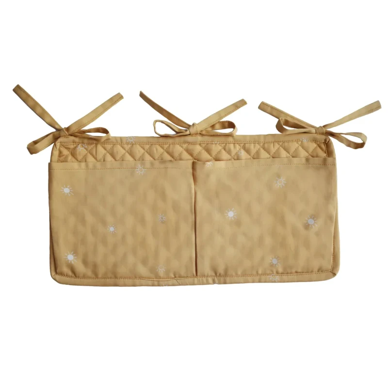 Mushie Crib Storage Pocket, Sun Design - Mushie