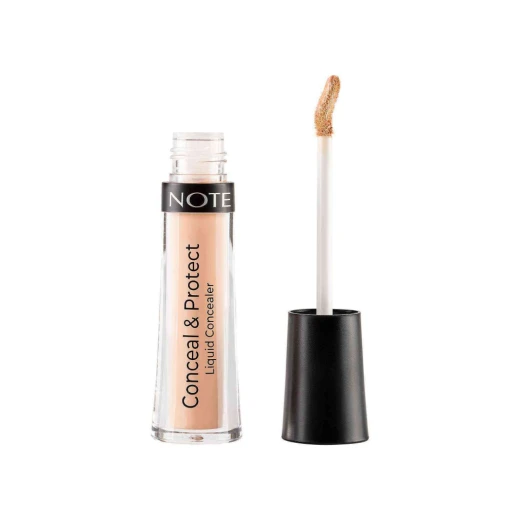 كونسيلر سائل Conceal & Protect من Note Cosmetique لون وردي دافئ لإخفاء العيوب 4.5 مل - Note cosmetique - Image 2