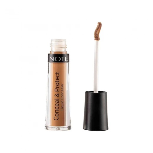 كونسيلر سائل Conceal & Protect من Note Cosmetique لون Wallnut: تركيبة تدوم طويلاً وكريمية لإخفاء العيوب وتغير اللون - Note cosmetique - Image 2