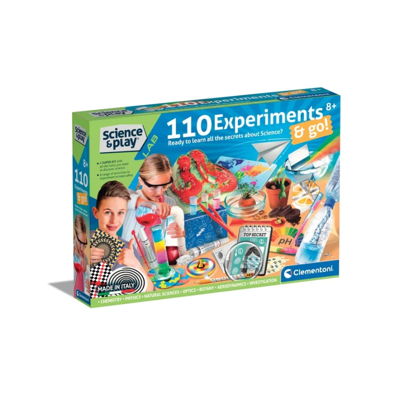 Clementoni 110 Science Experiments Set - Clementoni