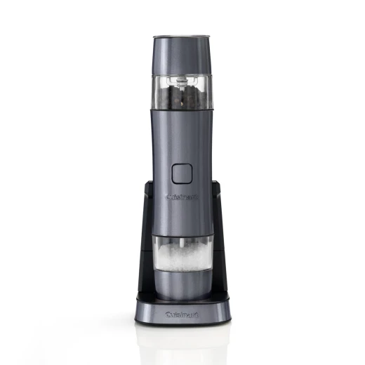 Rechargeable electric salt shaker, blue from Cuisinart Rechargeable electric salt shaker, blue from Cuisinart