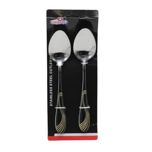 House Care Dinner Spoon Set, Gold Color, 6 Pieces House Care Dinner Spoon Set, Gold Color, 6 Pieces