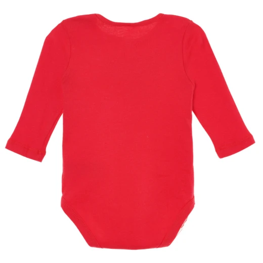Cool Club Baby Kicks And Bodysuit Set, Red And Grey Color - Cool Club - Image 3