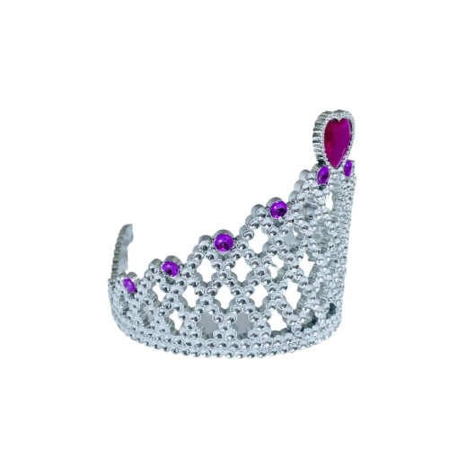 Children Small Princess Crown, Small Hearts Design, Purple Color - Image 2