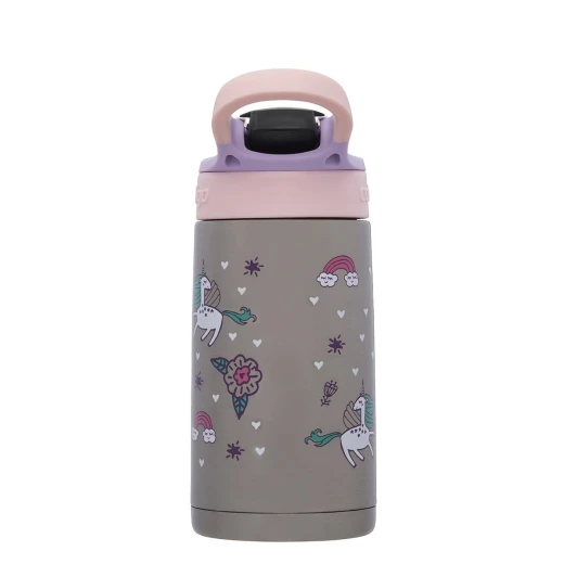 Contigo Stainless Steel Autospout Kids Drinking Bottle, Pink Color, 380 Ml - Contigo - Image 3