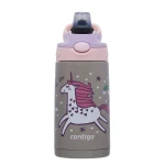 Contigo Stainless Steel Autospout Kids Drinking Bottle, Pink Color, 380 Ml - Contigo