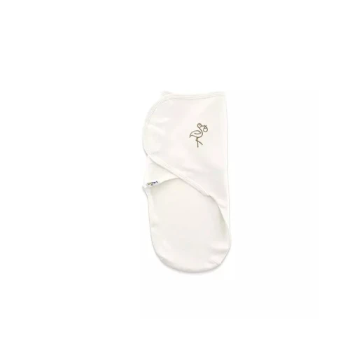 Baby jem cotton swaddle baby blanket off white color - BabyJem - Image 3