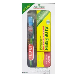 Aloe Fresh Smile Toothpaste 100ml + Smoker Toothbrush