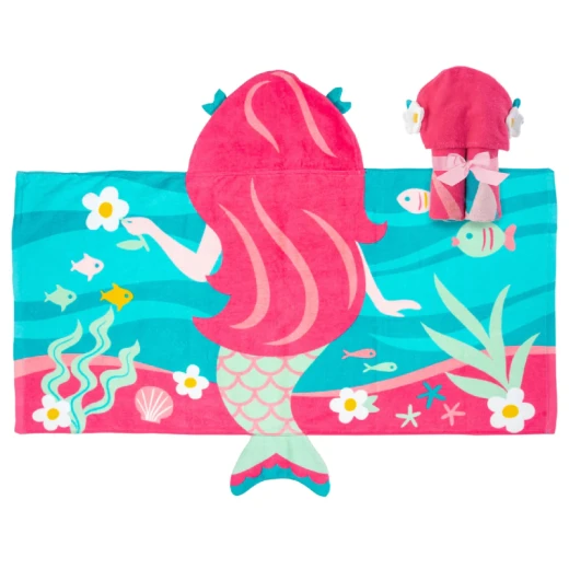 Stephen Joseph Hooded Towel Mermaid Design - Stephen Joseph - Image 2