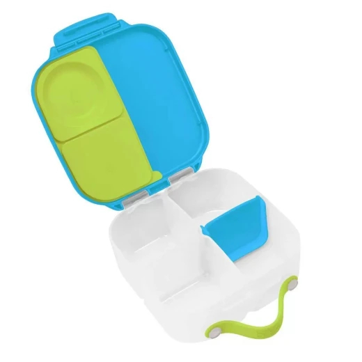 B.Box Kids Mini Lunch Box – Ocean Breeze, Compact Design, 6.7 x 17 x 18.5 cm, Leak-Resistant & BPA-Free - B.Box - Image 2