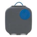 B.Box Kids Mini Lunch Box – Blue Slate, 6.7 x 17 x 18.5 cm, Compact & Leak-Resistant, BPA-Free - B.Box