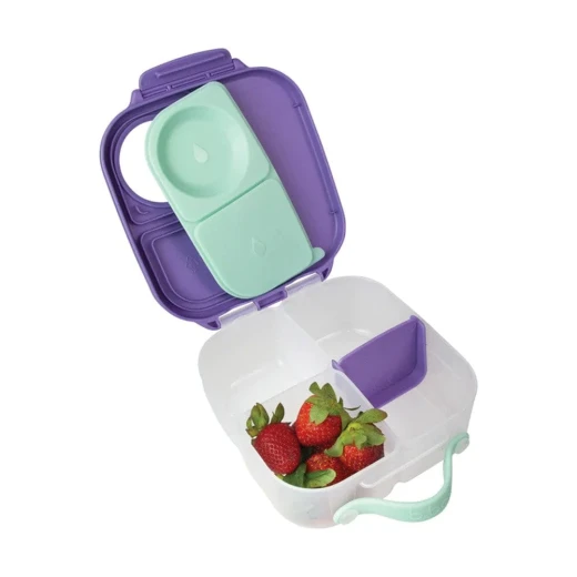 B.Box Kids Mini Lunch Box – Ocean Breeze, 6.7 x 17 x 18.5 cm, Compact & Leak-Resistant, BPA-Free - B.Box - Image 2