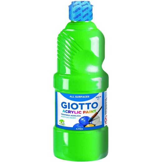 Giotto Acrilic, Green Color, 500 Ml Giotto Acrilic, Green Color, 500 Ml
