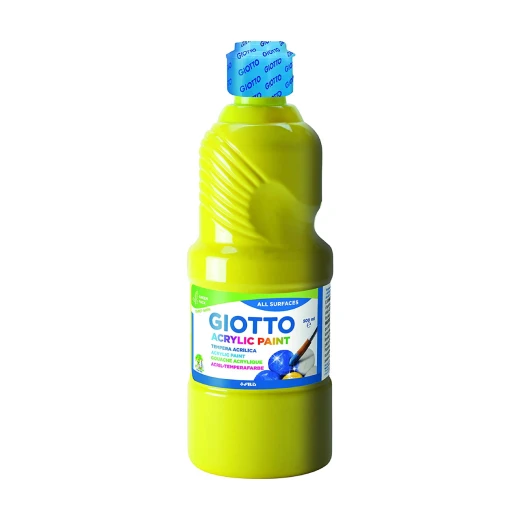 Giotto Acrilic, Yellow Color, 500 Ml Giotto Acrilic, Yellow Color, 500 Ml