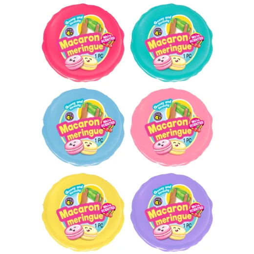 Jaru Gooey & Stretchy Macaron Meringue, Assorted Colors, 1 Piece Jaru Gooey & Stretchy Macaron Meringue, Assorted Colors, 1 Piece