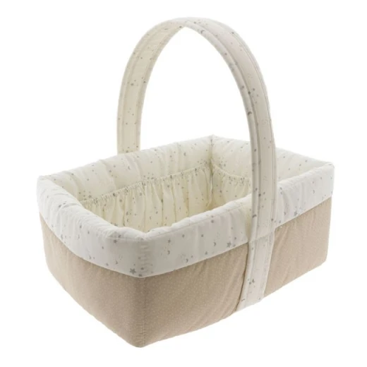 Cambrass Basket Layette Sky Design, Beige Color, 22.5x29x29 Cm - Cambrass - Image 3