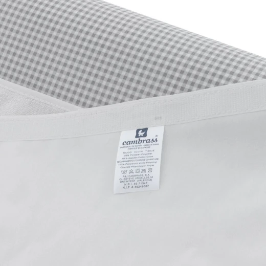 Cambrass Foam Vichy Nappy Changer, Grey Color - Cambrass - Image 2