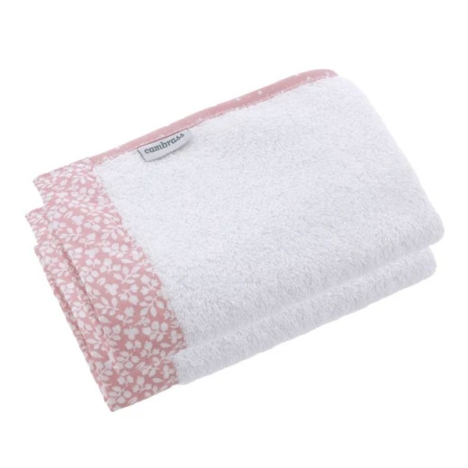 منشفة اطفال فورست, باللون الزهري, 25*35 سم, قطعتان من كامبراس - كامبراس - Image 2