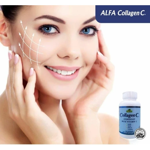 Alfa Vitamins Collagen C Hydrolysate Capsules with Biotin, 120 Capsules - Alfa Vitamins - Image 5