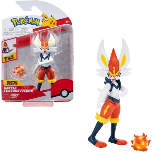 Pokemon Battle Feature Figure Cinderace Pokemon Battle Feature Figure Cinderace
