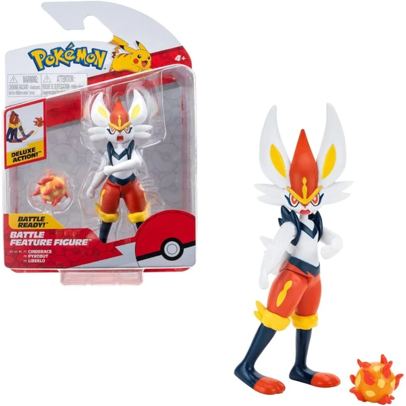 Pokemon Battle Feature Figure Cinderace - Pokemon