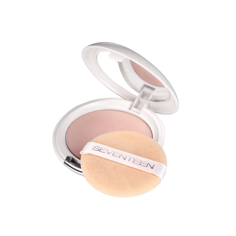 Seventeen Natural Silky Compact Powder Number 4 Matte Finish SPF15 All Skin Types Makeup Essentials - Seventeen