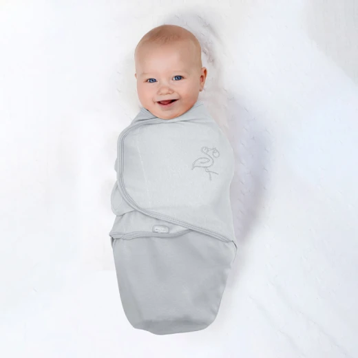 BabyJem Baby Cotton Swaddle, Grey Color - BabyJem - Image 2