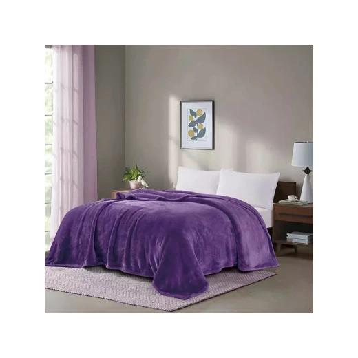 Nova Home Silky Blanket - Single/Twin - Purple Nova Home Silky Blanket - Single/Twin - Purple