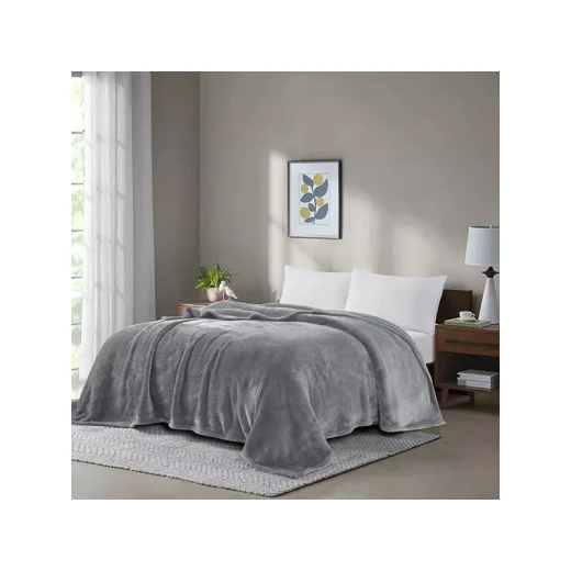 Nova Home Silky Blanket - King/Super King - Grey Nova Home Silky Blanket - King/Super King - Grey