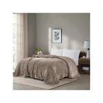 Nova Home Silky Blanket - King/Super King - Taupe - Nova Home