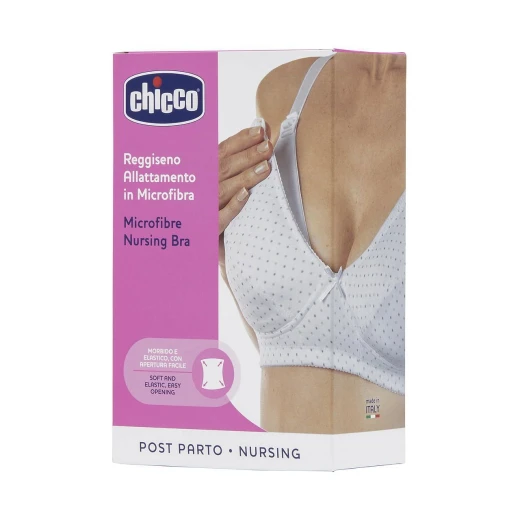 Chicco Microfiber Nursing Bra, White Color Chicco Microfiber Nursing Bra, White Color