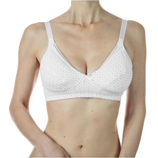 Chicco Microfiber Nursing Bra, White Color - Chicco - Image 3
