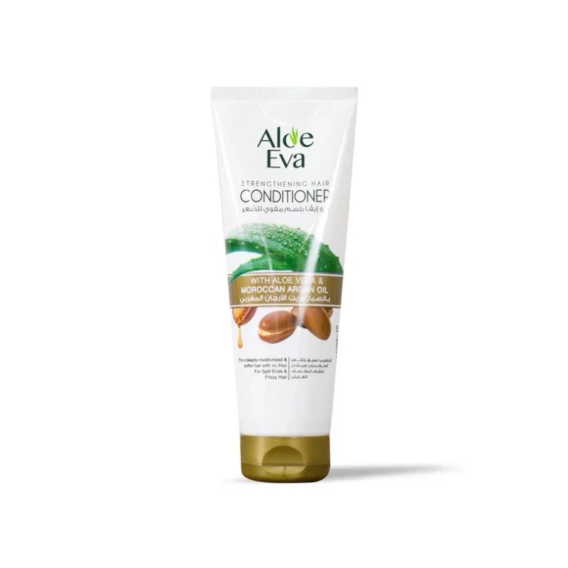 Aloe Eva Strengthening Hair Conditioner with Aloe Vera & Moroccan Argan Oil - Aloe Eva
