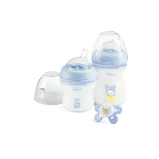 Chicco Natural Feeling Gift Set, Blue Color, 250 Ml Chicco Natural Feeling Gift Set, Blue Color, 250 Ml